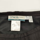 O'NEIL OF DUBLIN リネンタックスカート サイズGB8 ロングスカート ブラック レディース オニールオブダブリン【中古】6-0721M♪