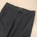 JOSEPH センタープレススラックス サイズ36 ギャバジンストレッチ パンツ ネイビー レディース ジョセフ【中古】6-0720G∞