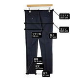 JOSEPH センタープレススラックス サイズ36 ギャバジンストレッチ パンツ ネイビー レディース ジョセフ【中古】6-0720G∞