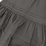 marmors 新品 pin tuck gather skirt 定価30800円 0222302051 ピンタックギャザー ロングスカート ブラック レディース マルモア【中古】6-0720M∞