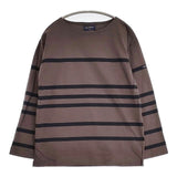 Le Minor/MICA & DEAL ランダムボーダープルオーバー 長袖Ｔシャツ カットソー ロンＴ ブラウン ブラック レディース ルミノア/マイカ＆ディール【中古】6-0720M∞