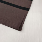 Le Minor/MICA & DEAL ランダムボーダープルオーバー 長袖Ｔシャツ カットソー ロンＴ ブラウン ブラック レディース ルミノア/マイカ＆ディール【中古】6-0720M∞