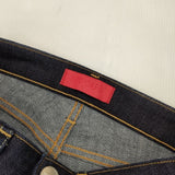 RED CARD アンクルスリムテーパード ハイライズ 定価20900円 26303HR サイズ22 デニムパンツ ネイビー レディース レッドカード【中古】6-0720G∞