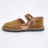 PENELOPE/BEAMS BOY 別注 Menorca Sandal 定価9900円 サイズ38 スエード サンダル 25SS ブラウン レディース ぺネロープ/ビームスボーイ【中古】6-0501S♪