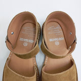 PENELOPE/BEAMS BOY 別注 Menorca Sandal 定価9900円 サイズ38 スエード サンダル 25SS ブラウン レディース ぺネロープ/ビームスボーイ【中古】6-0501S♪