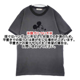 GOOD ROCK SPEED/Disney リンガーTシャツ ミッキー フロッキープリント 顔料染め 半袖Ｔシャツ カットソー グレー レディース グッドロックスピード/ディズニー【中古】6-0702S∞