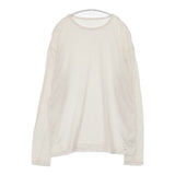 nest Robe/UpcycleLino ロングスリーブTee 定価10780円 01245-1105 長袖Ｔシャツ カットソー ロンＴ ベージュ レディース ネストローブ/アップサイクルリノ【中古】6-0823M∞