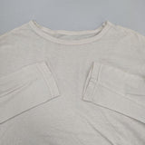 nest Robe/UpcycleLino ロングスリーブTee 定価10780円 01245-1105 長袖Ｔシャツ カットソー ロンＴ ベージュ レディース ネストローブ/アップサイクルリノ【中古】6-0823M∞