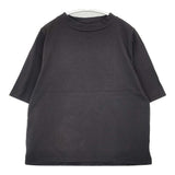 Gauze# クルーネック 無地 コットン100％ 日本製 半袖Ｔシャツ カットソー ブラック レディース ガーゼ【中古】6-0609S△