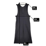 adam et Rope 2WAYリーンワンピース 定価11000円 ノースリーブ ジャンパースカート ワンピース ブラック レディース アダムエロペ【中古】6-0723M∞