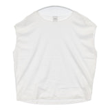 Spick and Span コクーンシルエットTシャツ 汗ジミ防止 定価7150円 フレンチスリーブ 半袖Ｔシャツ カットソー 25SS ホワイト レディース スピックアンドスパン【中古】6-0526S♪