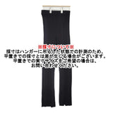 BEAMS HEART 未使用品 シアーリブニットパンツ レーヨンナイロン パンツ ブラック レディース ビームスハート【中古】6-0526M♪