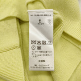EDIFICE E. シルク/ウール/カシミヤミックスモックネックニット L 定価35200円 セーター ニット 25AW イエロー メンズ エディフィス【中古】6-0925T♪