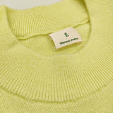 EDIFICE E. シルク/ウール/カシミヤミックスモックネックニット L 定価35200円 セーター ニット 25AW イエロー メンズ エディフィス【中古】6-0925T♪
