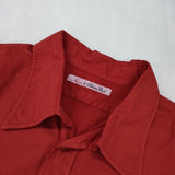 NICENESS Salvatore Piccol 製品染め NN-701Y13 サイズM 長袖シャツ レッド メンズ ナイスネス【中古】6-0711M∞