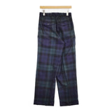marka DOUBLE PLEATED CLASSIC WIDE TROUSERS ORGANIC WOOL TROPICAL 定価36300円 パンツ ネイビー グリーン メンズ マーカ【中古】6-0711G∞
