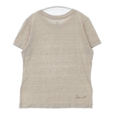 45R/45rpm リネン天竺 日本製 サイズ1 半袖Ｔシャツ カットソー ベージュ レディース フォーティーファイブアールピーエム【中古】6-0609S△