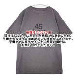 45R/45rpm ロゴプリント サイズ2 半袖Ｔシャツ カットソー グレー レディース フォーティーファイブアールピーエム【中古】6-0702S∞