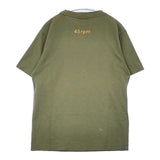 45R/45rpm 背ロゴプリント サイズ1 半袖Ｔシャツ カットソー カーキ レディース フォーティーファイブアールピーエム【中古】6-0702S∞