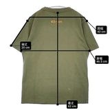 45R/45rpm 背ロゴプリント サイズ1 半袖Ｔシャツ カットソー カーキ レディース フォーティーファイブアールピーエム【中古】6-0702S∞