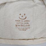 45R/45rpm 無地 コットン100％ 丸胴 日本製 半袖Ｔシャツ カットソー キナリ レディース フォーティーファイブアールピーエム【中古】6-0609S△