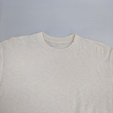 45R/45rpm 無地 コットン100％ 丸胴 日本製 半袖Ｔシャツ カットソー キナリ レディース フォーティーファイブアールピーエム【中古】6-0609S△