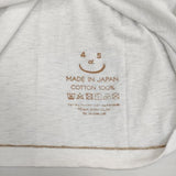 45R/45rpm コットン 半袖Ｔシャツ カットソー ホワイト レディース フォーティーファイブアールピーエム【中古】6-0702S∞