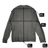 45R/45rpm 超ガーゼの908ヨックネック ニッソー セーター ニット グレー レディース フォーティーファイブアールピーエム【中古】6-0720M∞