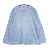 45R/45rpm 天竺の908オーシャンTシャツ（45草染）定価20900円 長袖Ｔシャツ カットソー ロンＴ ライトブルー レディース フォーティーファイブアールピーエム【中古】6-0720M∞
