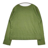 45R/45rpm 四角Tシャツ サイズ3 長袖Ｔシャツ カットソー ロンＴ グリーン レディース フォーティーファイブアールピーエム【中古】6-0720M∞
