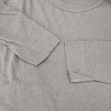 45R/45rpm 超ガーゼの四角Tシャツ 定価12100円 サイズ3 長袖Ｔシャツ カットソー ロンＴ ベージュ レディース フォーティーファイブアールピーエム【中古】6-0720M∞