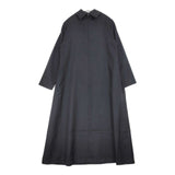 LA MARINE FRANCAISE サキソニー ロールカラーOP ウールドレス ワンピース ブラック レディース マリンフランセーズ【中古】6-1017T∞