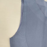 me ISSEY MIYAKE キャミソール タンクトップ ライトブルー系 レディース ミー イッセイミヤケ【中古】6-0702S∞