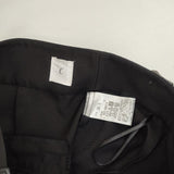 OPAQUE CLIP 新品 定価8800円 637-68010 サスペンダー付き センタープレス パンツ ブラック レディース オペークドットクリップ【中古】6-0906G∞