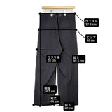 OPAQUE CLIP 新品 定価8800円 637-68010 サスペンダー付き センタープレス パンツ ブラック レディース オペークドットクリップ【中古】6-0906G∞