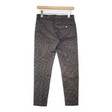 Pal'las Palace ドット柄 ストレッチパンツ PFPT-6411A KF センタープレス パンツ グレー ホワイト レディース パラスパレス【中古】6-0906G∞