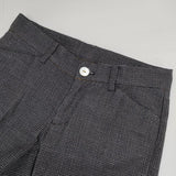 Pal'las Palace ドット柄 ストレッチパンツ PFPT-6411A KF センタープレス パンツ グレー ホワイト レディース パラスパレス【中古】6-0906G∞