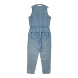 J BRAND for Theory WYNONA JAMPSUIT DEVOTED CLL サイズS コットンリネン デニム ジャンプスーツ オールインワン ツナギ ライトブルー レディース ジェイブランド【中古】6-0721M♪