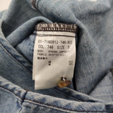 J BRAND for Theory WYNONA JAMPSUIT DEVOTED CLL サイズS コットンリネン デニム ジャンプスーツ オールインワン ツナギ ライトブルー レディース ジェイブランド【中古】6-0721M♪