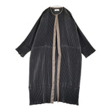 kotohayokozawa PLEATS COAT BLACK プリーツコート KT21A-PCT 定価64900円 コート ブラック レディース コトハヨコザワ【中古】6-1009T♪