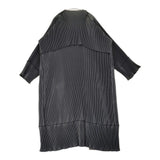 kotohayokozawa PLEATS COAT BLACK プリーツコート KT21A-PCT 定価64900円 コート ブラック レディース コトハヨコザワ【中古】6-1009T♪
