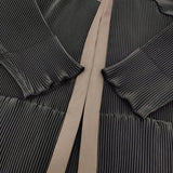 kotohayokozawa PLEATS COAT BLACK プリーツコート KT21A-PCT 定価64900円 コート ブラック レディース コトハヨコザワ【中古】6-1009T♪