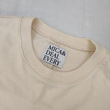 MICA & DEAL プリントロゴプルオーバー 定価17600円 トレーナー スウェット アイボリー レディース マイカ＆ディール【中古】6-0720M∞