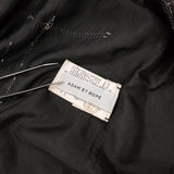 adam et Rope イノセンスエンブロイダリーシアーシャツ 刺繍 長袖シャツ ブラック レディース アダムエロペ【中古】6-0720M∞