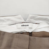 ebure フォルテツイルテーパードパンツ サイズ38 日本製 3410600313 スラックス パンツ ベージュ レディース エブール【中古】6-0721G♪