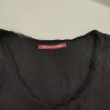COMPTOIR DES COTONNIERS AVOLIA コットン シルク混 ノースリーブ ブラウス シャツ ブラック レディース コントワーデコトニエ【中古】6-0702S∞