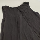 COMPTOIR DES COTONNIERS AVOLIA コットン シルク混 ノースリーブ ブラウス シャツ ブラック レディース コントワーデコトニエ【中古】6-0702S∞