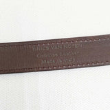 DRIES VAN NOTEN ナロー ロング レザー ベルト イタリア製 ベルト チャ メンズ ドリスヴァンノッテン【中古】6-0604G◎