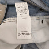 HERILL HL Denim Splash Tuck 4PK 1 ペンキ加工デニムパンツ サイズ3 22-030-HL-8070-1 デニムパンツ 22SS ライトブルー メンズ ヘリル【中古】6-0509G♪