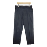 DRIES VAN NOTEN サイドアジャスター スラックスパンツ コットン サイズ48 パンツ ネイビー メンズ ドリスヴァンノッテン【中古】6-0711G∞
